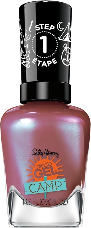 Miracle Gel Salon Quality Nail Polish | Gel-Like Formula, Two-Step System, No UV Light Needed, Long Lasting | Opaque |895 Cozy Cabin | Purple with Brown Undertones