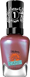 Sally Hansen Miracle Gel Salon Quality Nail Polish | Gel-Like Formula, Two-Step System, No UV Light Needed, Long Lasting | Opaque |895 Cozy Cabin | Purple with Brown Undertones
