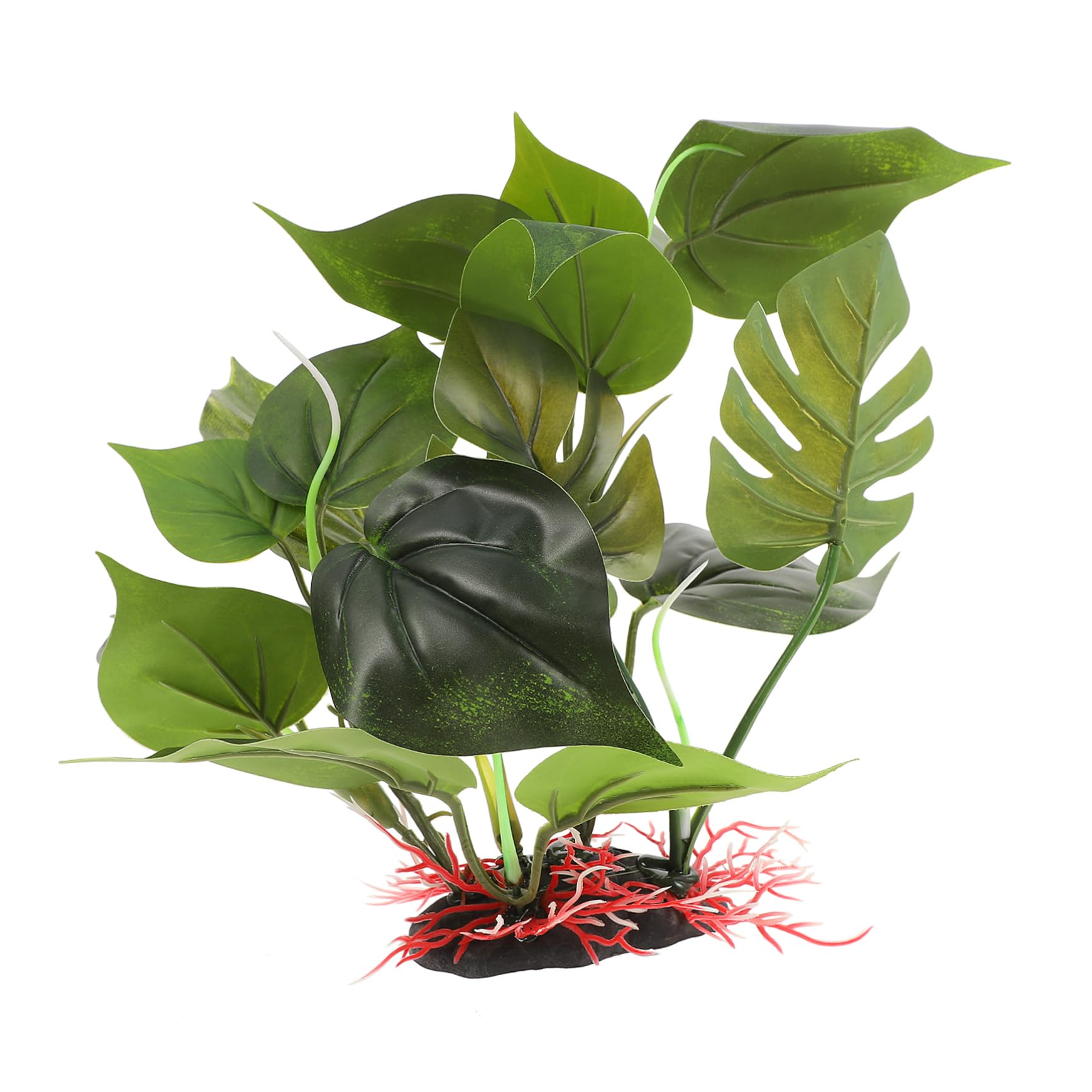 BESPORTBLE 3piezas Planta Artificial para Acuario Decoración Lifelike Accesorio De Pecera para Ocultar y Jugar Acuarios y Terrarios Material Seguro y Fácil De Mantener