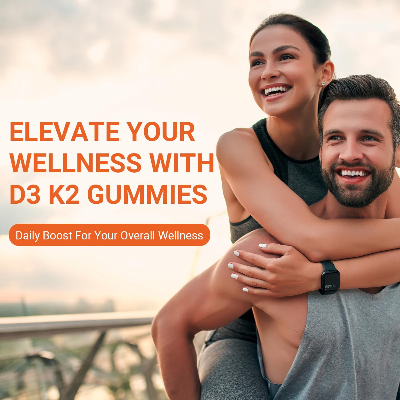 Vitamin D3 K2 Gummies, Vitamin D3 10000 IU & K2 (MK-7) 200 mcg — Amazon image 6
