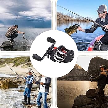釣り　リール　7個 Amazon | 釣りリール 7.2:1フィッシングリール ギア比 簡単操作