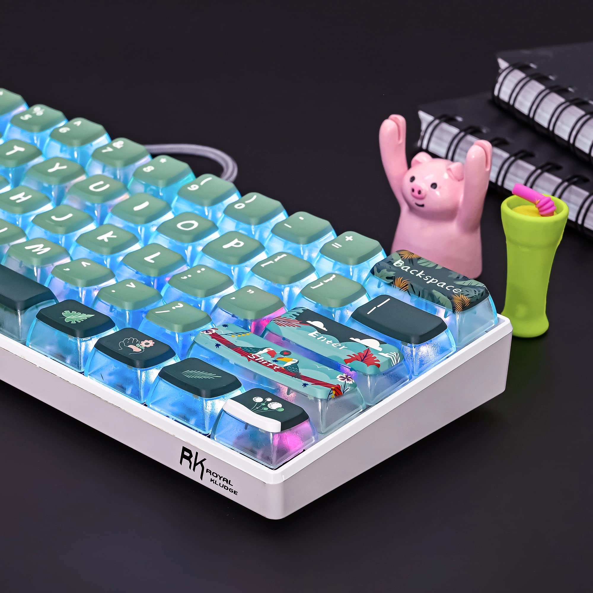Amazon.co.jp: Ussixchare 120 Keys ASA Profile PBT Printing Key Cap