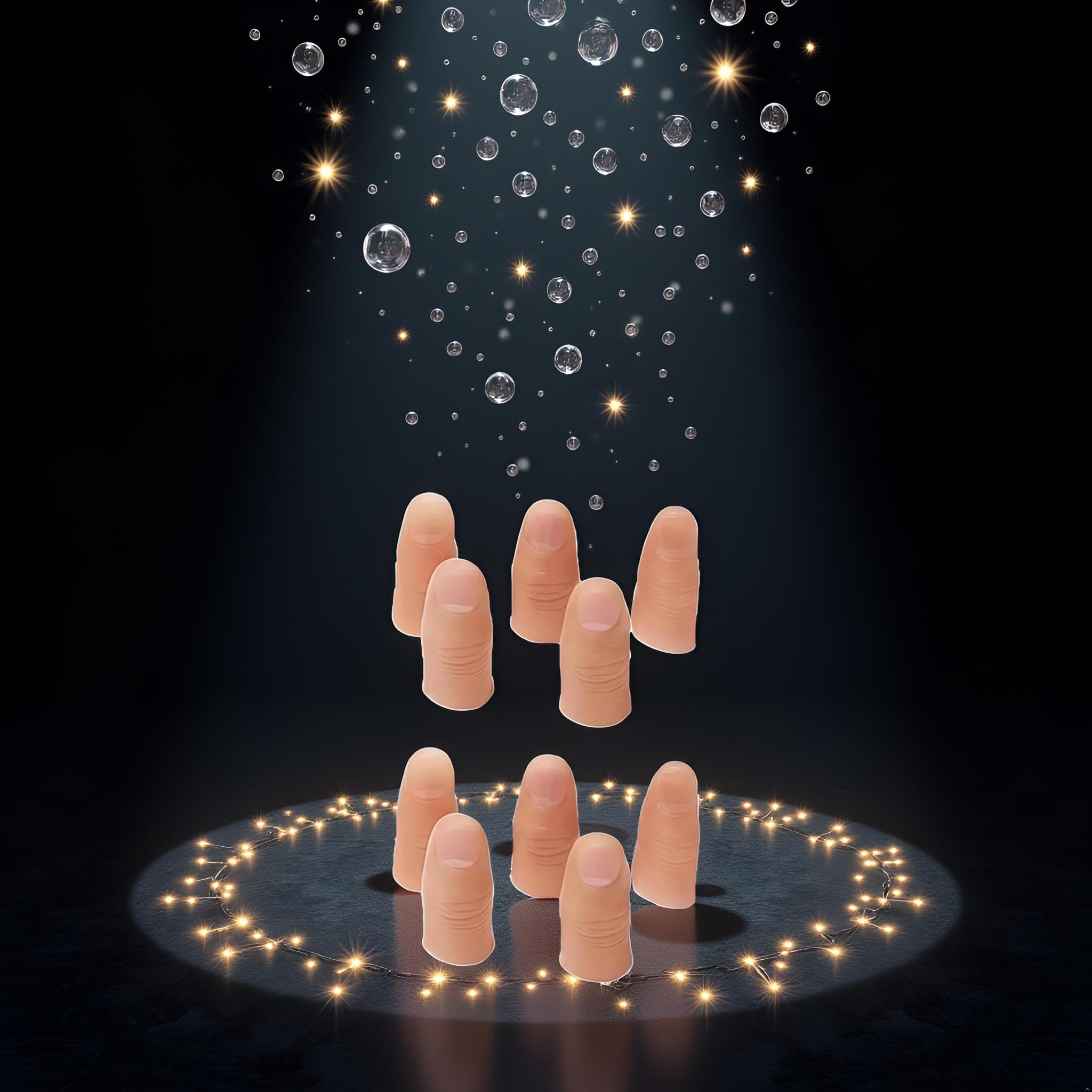 10Pcs Magic Trick Fingers Fake Thumb Tips Stage Show Prop Prank Magic Kits and Accessories Novelty Toys - Image 4