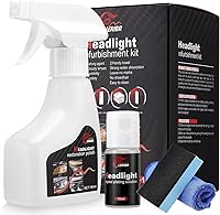 ieribr Headlight Restoration Kit - Fast Oxidation Remover Spray for Clear Headlights on All Cars, Trucks & SUVs