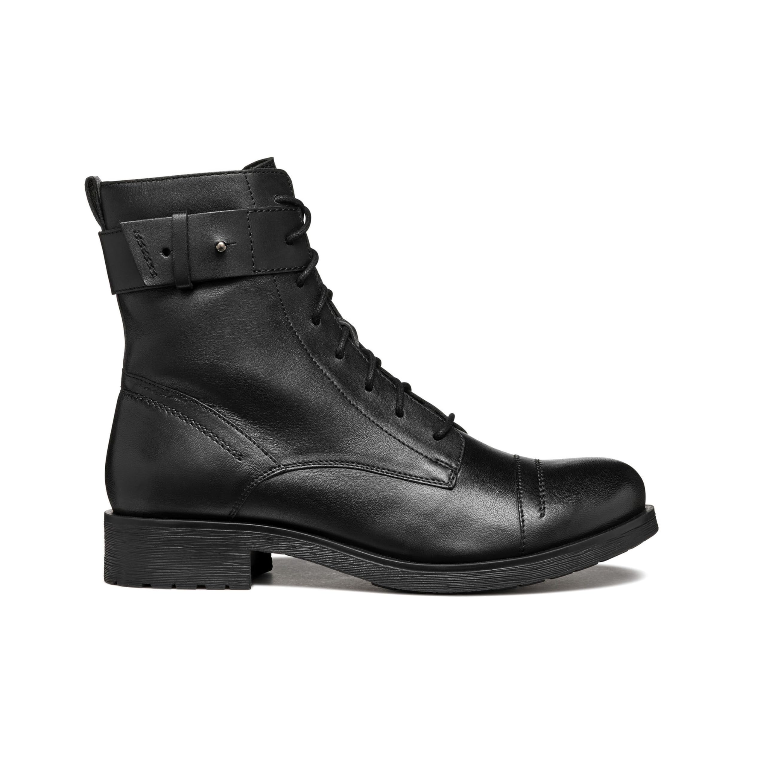 Geox Women's D Rawelle CAnkle Boot, black, 5 UK
