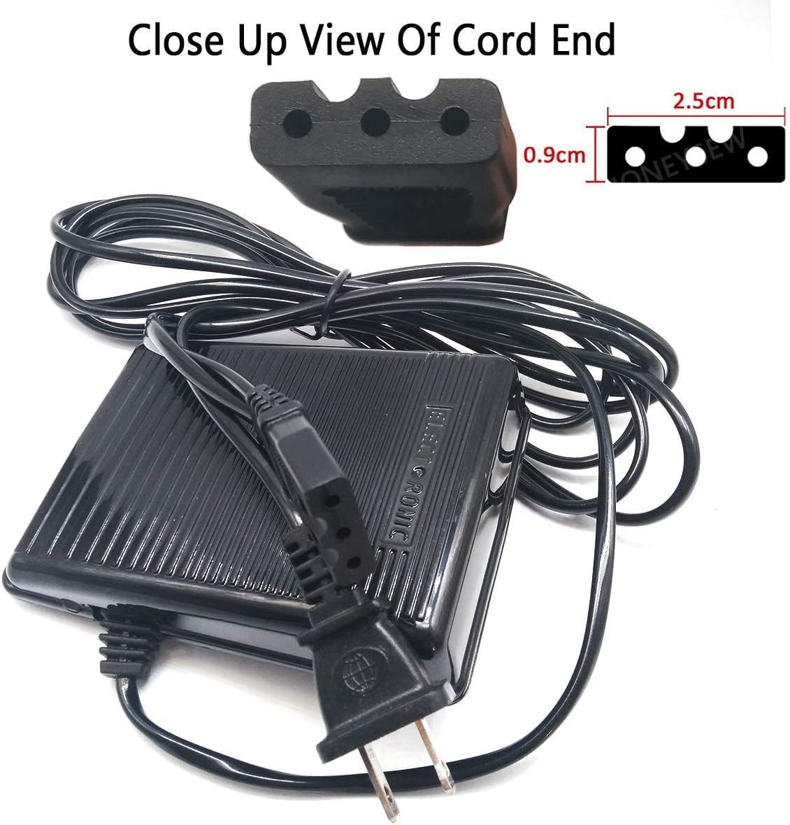 HONEYSEW Sewing Machine Foot Control Pedal FC-YUK3S,988216-001,60652,4C-316B Works for Singer 117 Featherweight,117 Plume,14U444,14U444B,319003-003(See Description)