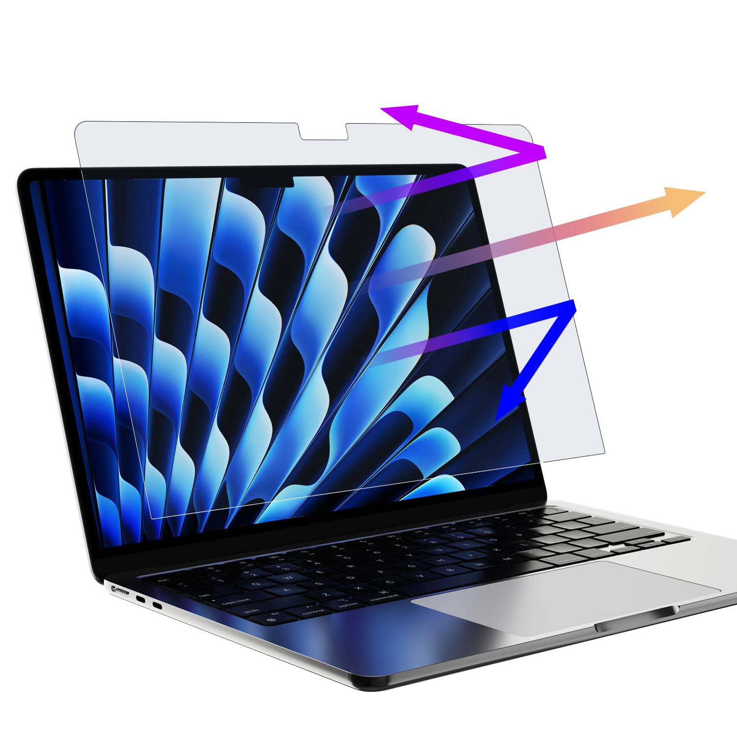 Amazon.co.jp: MacBook Air 13.6 M2 M3 M4 M5保護フィルム 2022-2026年