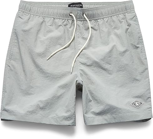 Mens solid color swim trunks Clearance