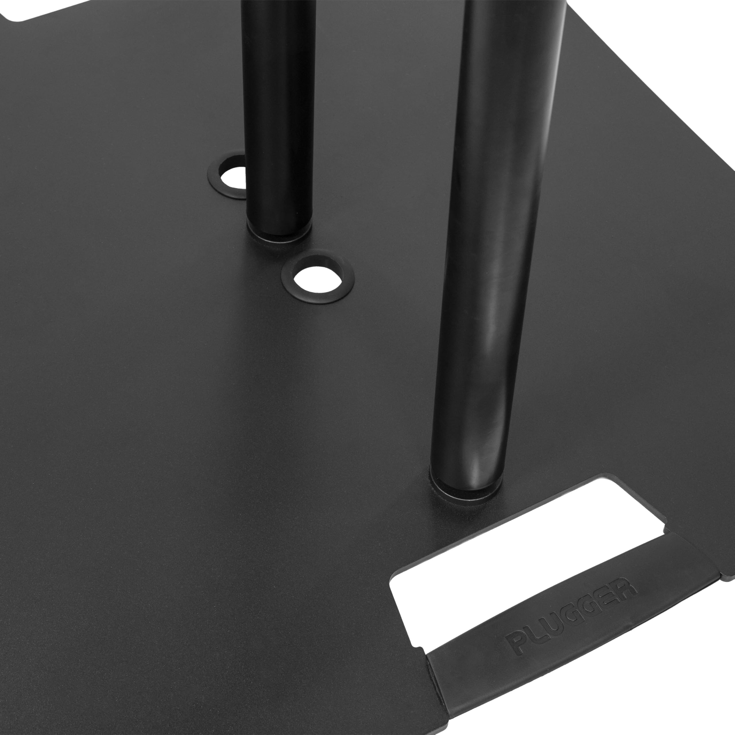 Plugger ST240 Combo – Stand Universel Enceinte et Pont d’éclairage, Tube Acier 35 mm, Base Lourde 16,8 kg, Hauteur réglable de 110 à 240 cm, Sacs de Transport Inclus.