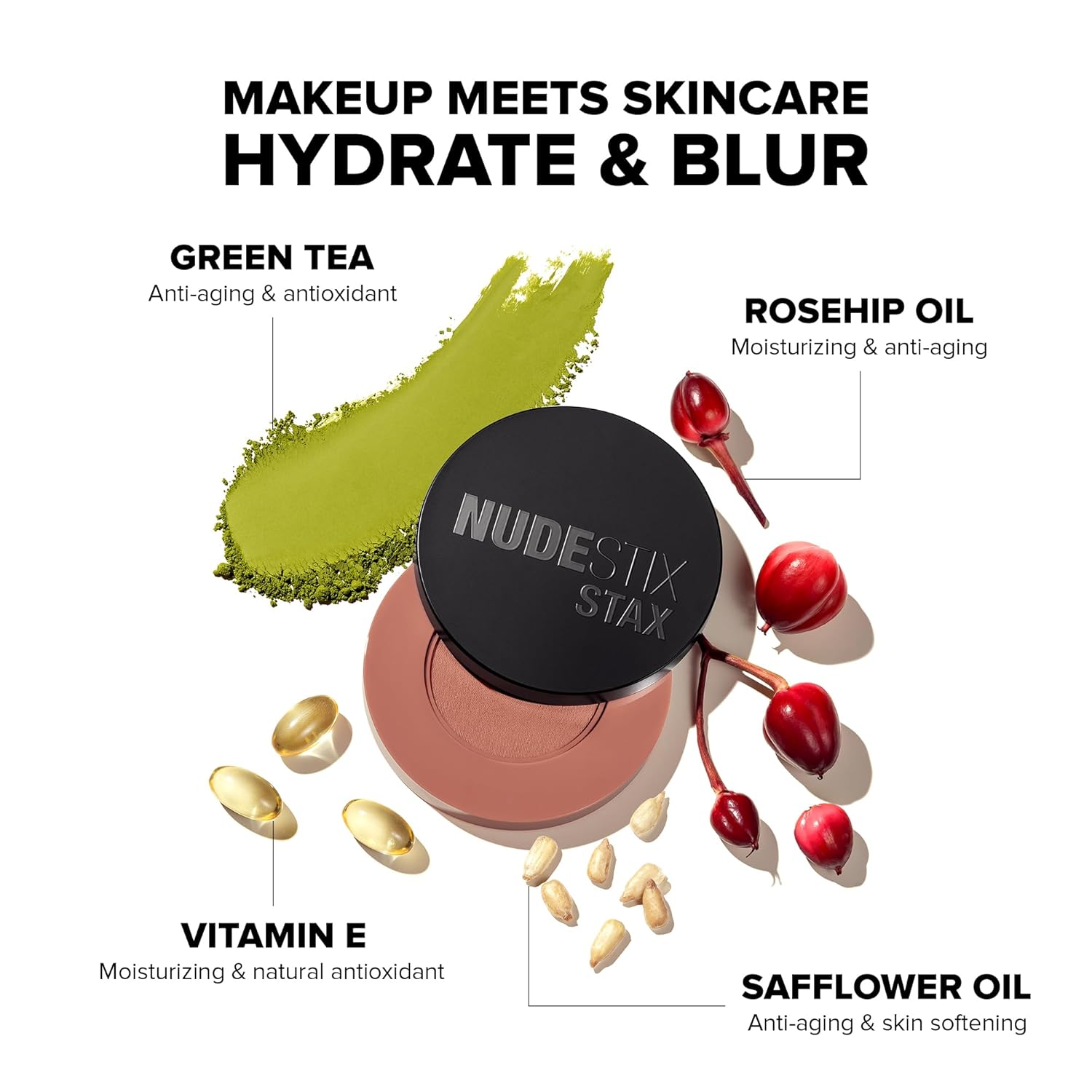 Nudestix STAX All Over Color Blush Balm – Multi-Use Cream Blush for Cheeks, Eyes & Lips with Soft Matte Finish - Image 6