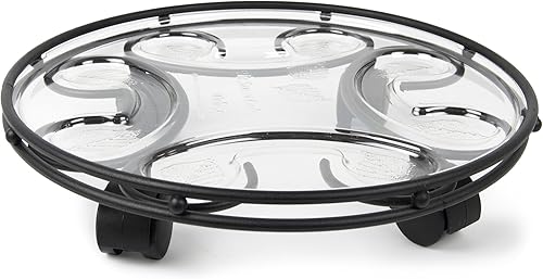 SC14BK Saucer Caddy Deluxe, negro, 14 pulgadas