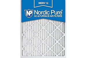 18x24x1 (17 1/2" x 23 1/2" x 3/4") MERV 12 Pleated Air Filter 6 Pack