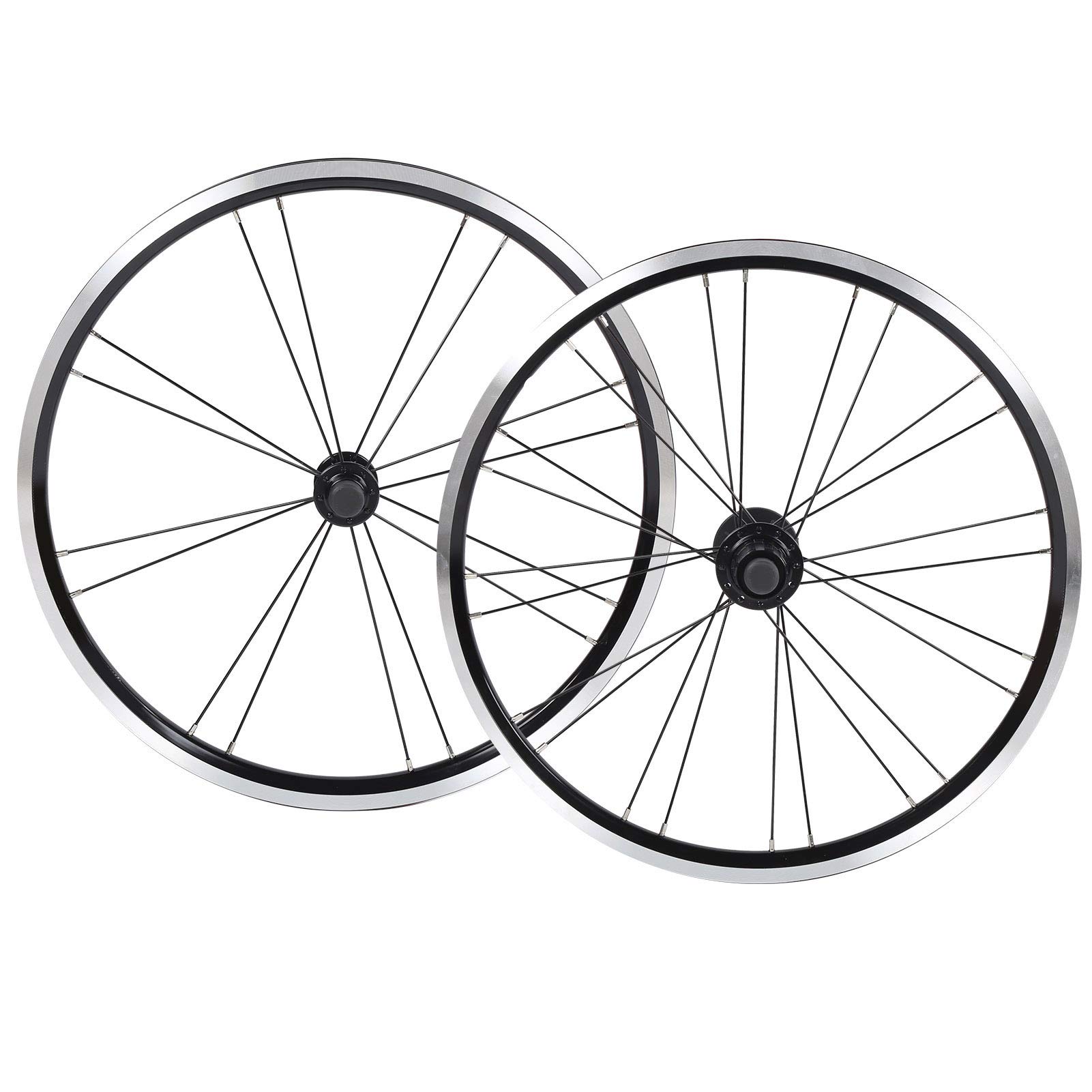 Juego de ruedas de freno en V delanteras 2 traseras de aleación de aluminio para bicicleta de montaña de 20 pulgadas Juego de ruedas livianas y duraderas para bicicleta plegable