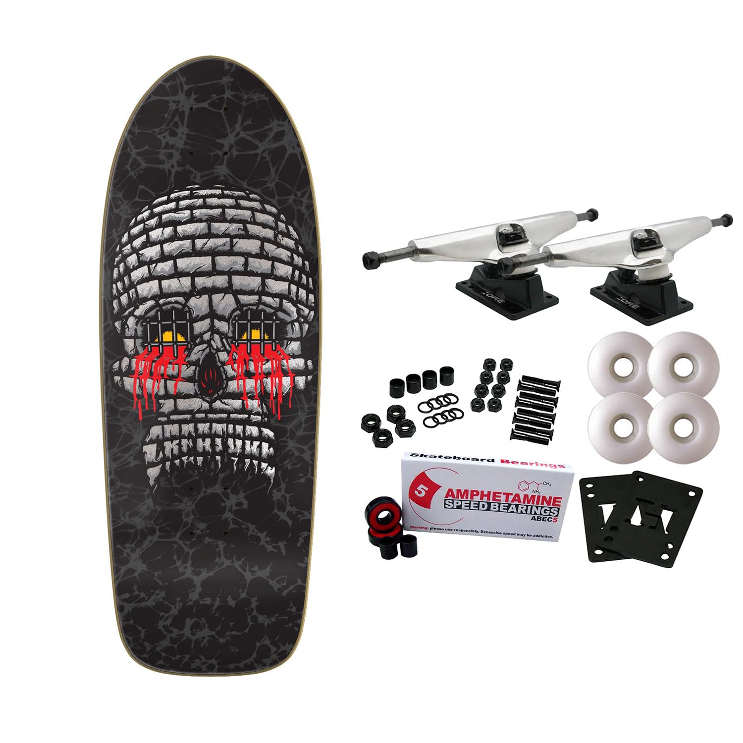 Creature Skateboard Complete Doom Skull 10.4