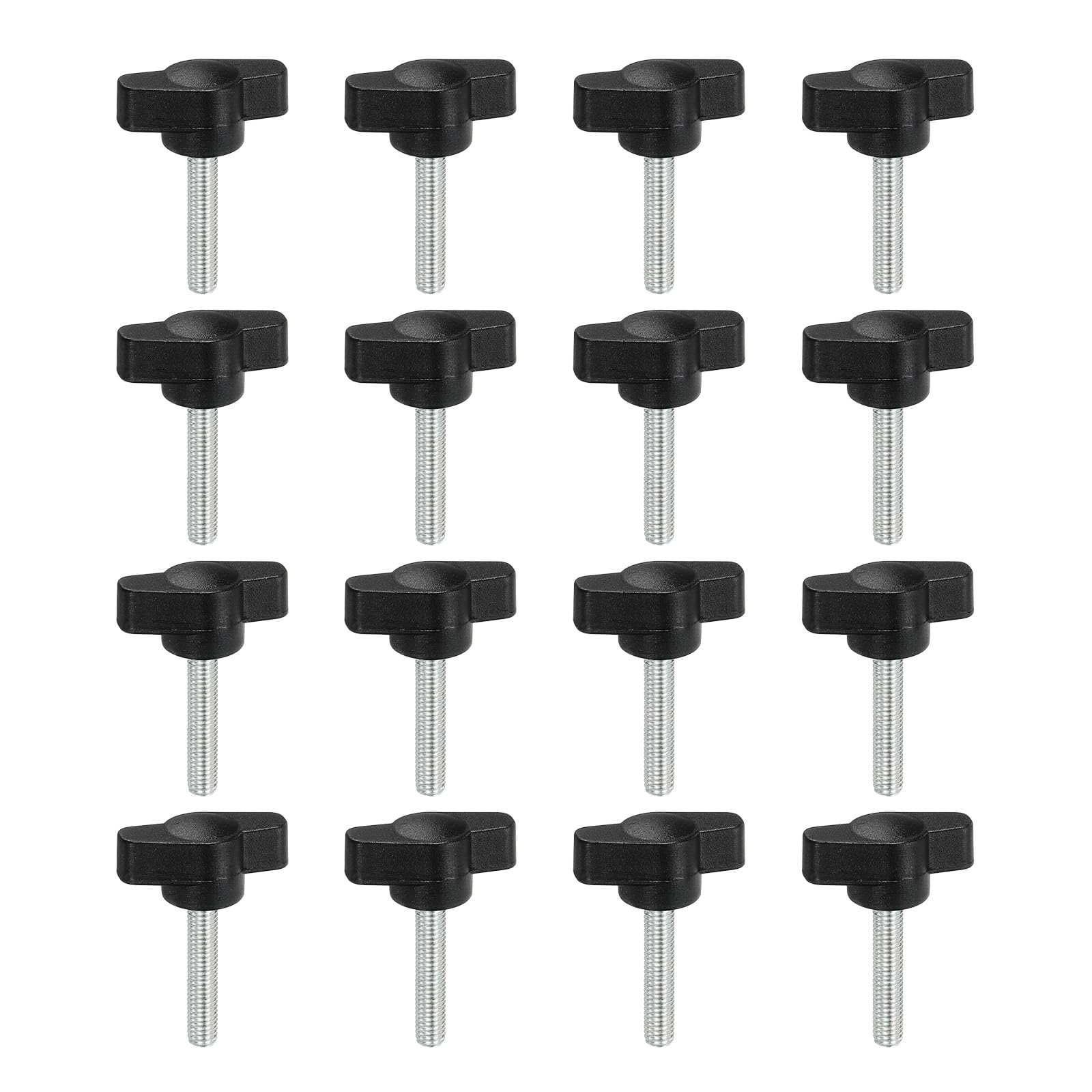 YELARXI Z- Shaped Thumb Screws 304 Stainless Steel Tee Wing Knobs Screws Clamping t Head, M5 x 26mm Thread Fit for Replace Hand Tightening Knob Supply