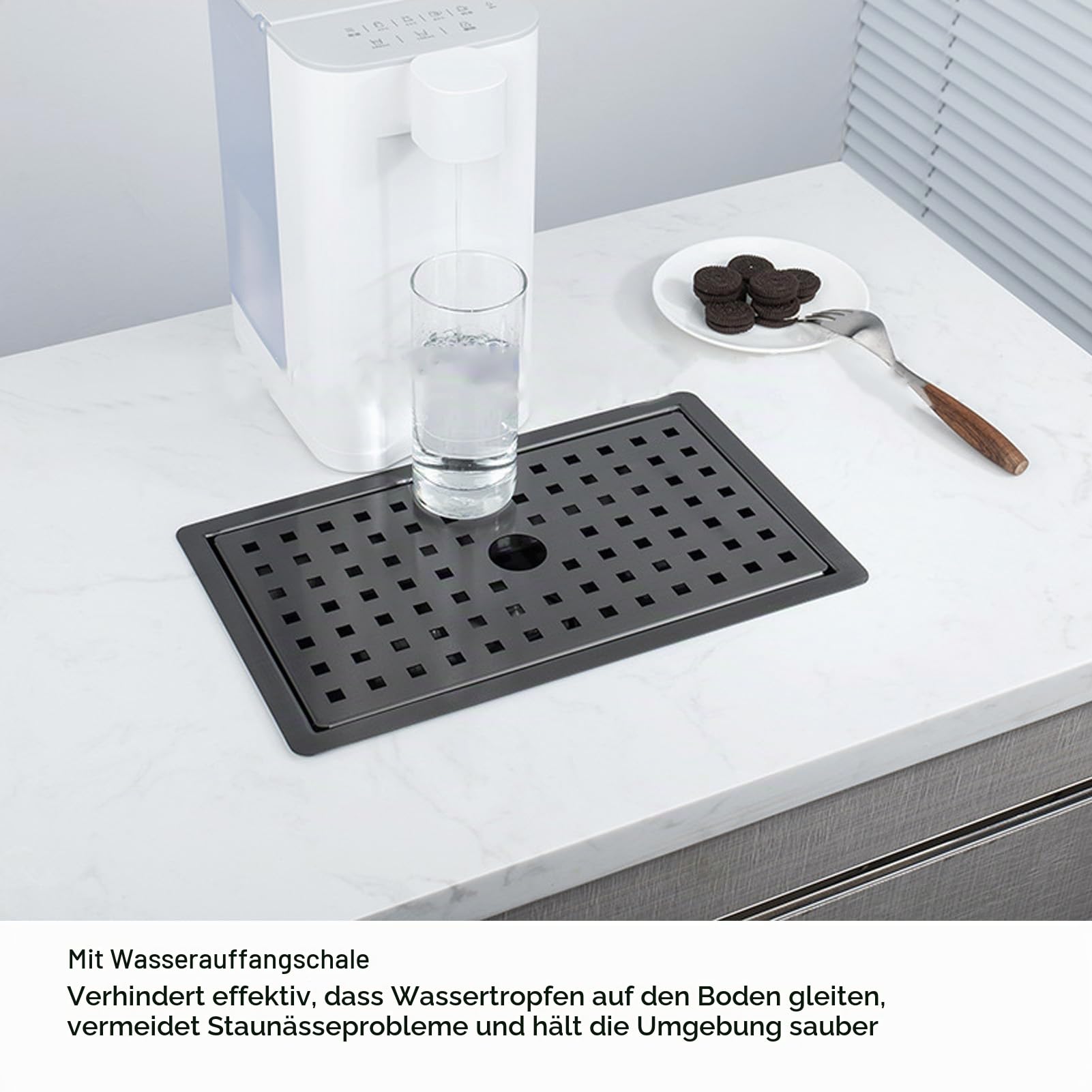 Edelstahl Küchenspüle, Unterbau Küchenspüle Drop In, Outdoor Campervan Spüle mit Abtropfarmaturen Kleine Bar Spüle Workstation Waschbecken für Arbeitsplatte Wohnung (Schwarz)