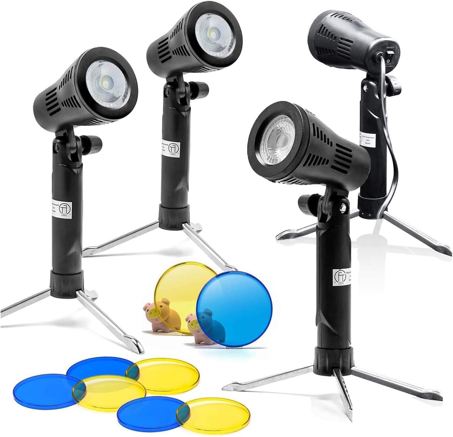 LimoStudio 4 Sets Photography Continuous 5500K LED Light Lamp for Table Top Studio