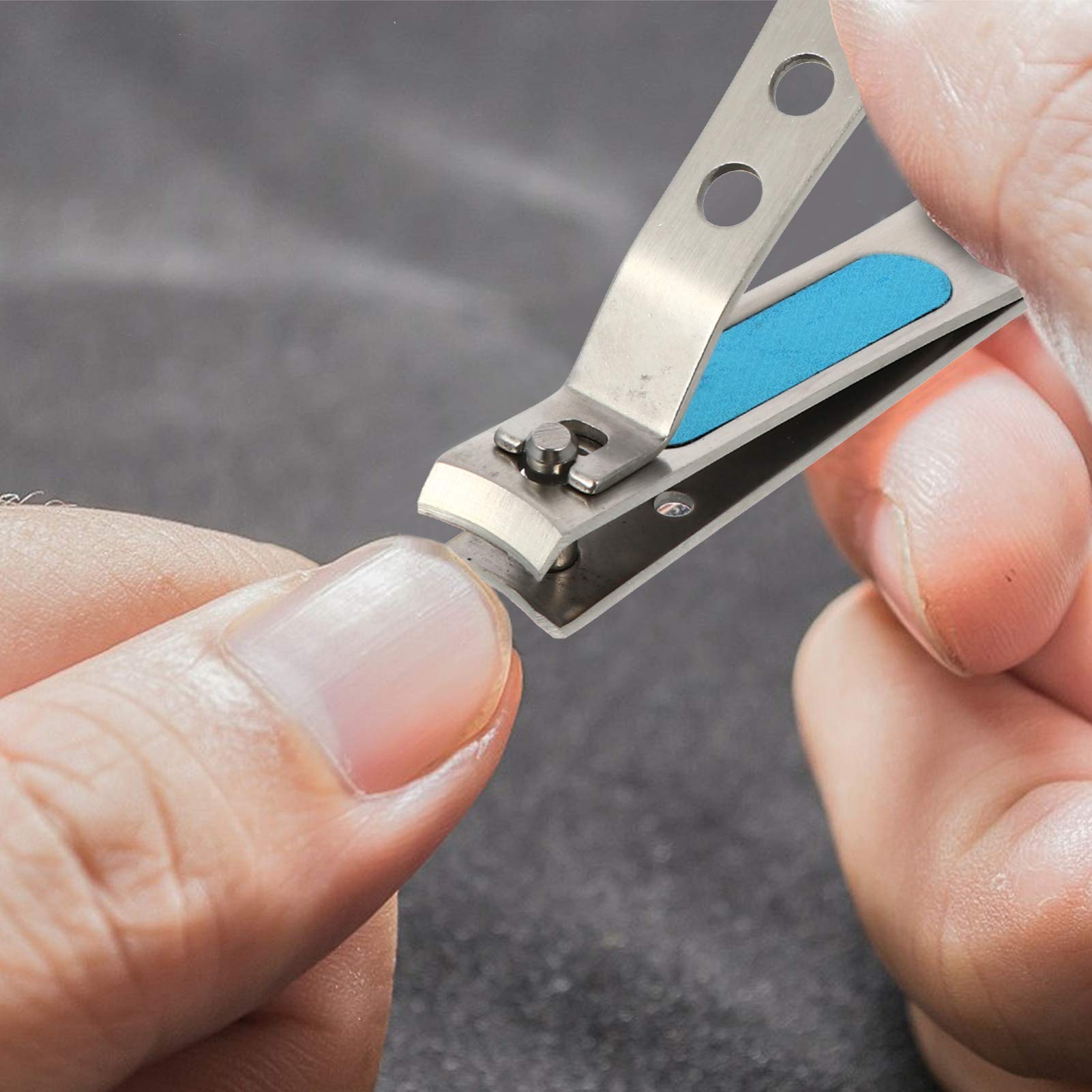 minkissy 6pezzi Tronchesi Unghie Acciaio Inossidabile Kit Professionale Per Manicure e Pedicure Design Comodo e Sicuro Adatto Uomini e Donne Utensili Per Delle Unghie Per Casa e Viaggio