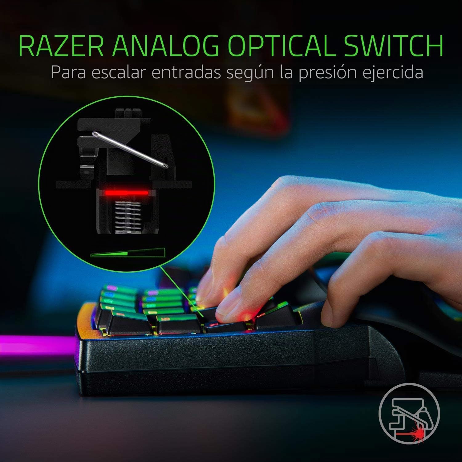 Razer Tartarus Pro - Teclado para Videojuegos