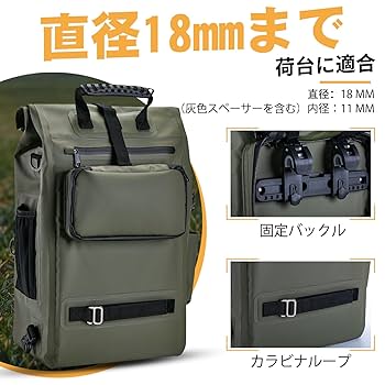 Amazon.co.jp: Goture 自転車サイドバッグ 25L 【IPX4・完全防水