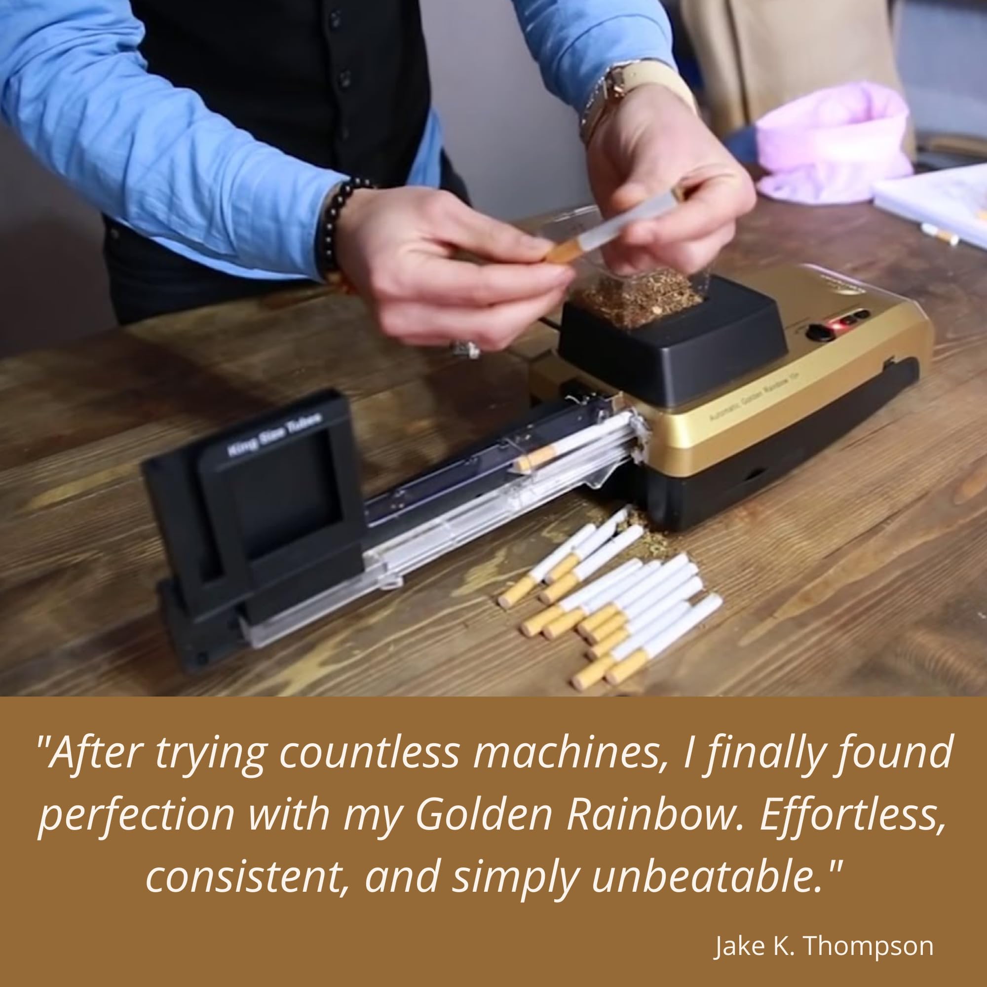 hspt golden rainbow cigarette machine Amazon.com: HSPT Golden Rainbow Electric Tobacco Chopper 10i - Precision  Cutter Shredder Grinder for Tobacco Leafs