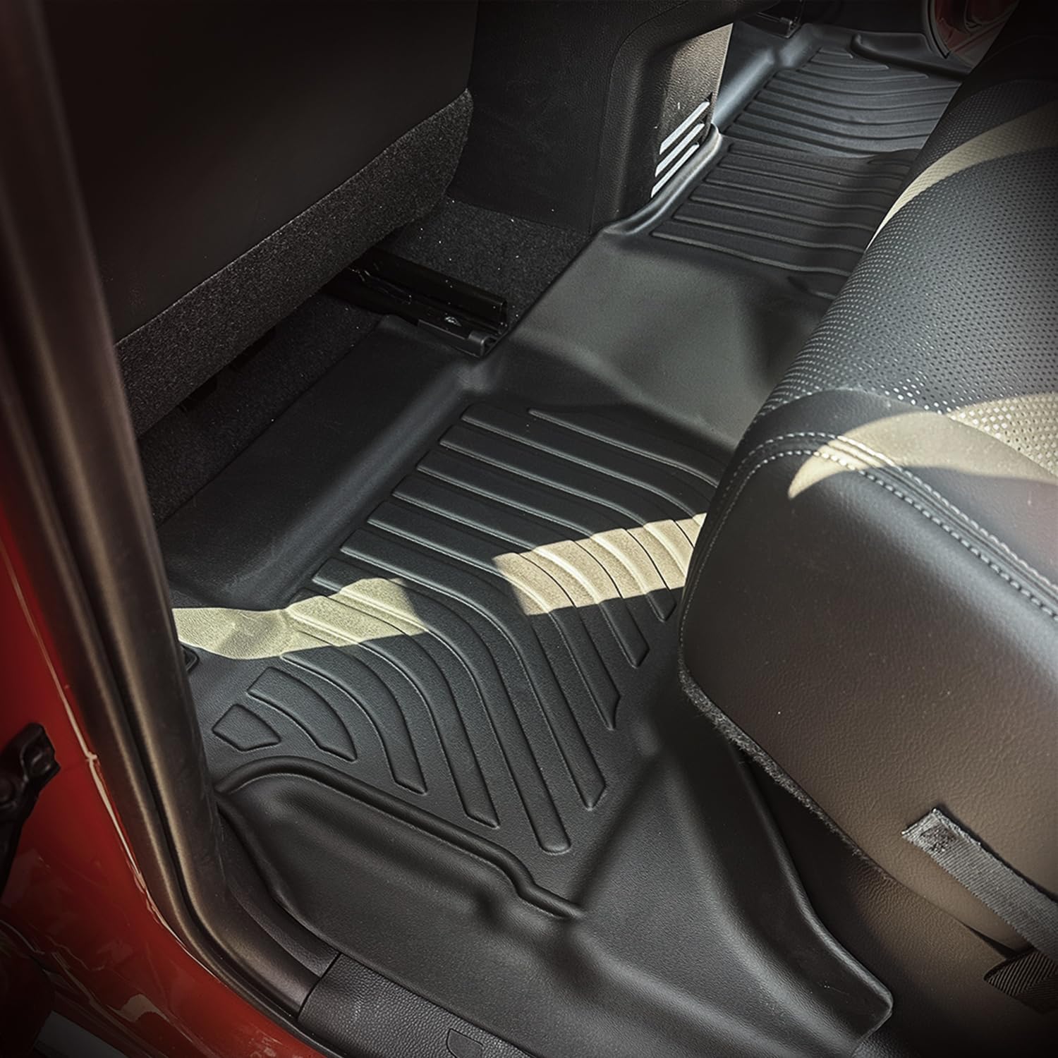 Floor Mats Fits for 2024 Toyota Tacoma Truck Mat All Weather 5Ft TPE 2024 Tacoma Accessories