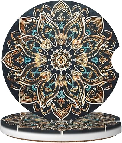 Miniatura 12 de Portavasos para automóvil, 2 unidades, posavasos para automóvil, para verano, para gato, absorbente, para decoración de automóvil, accesorios para