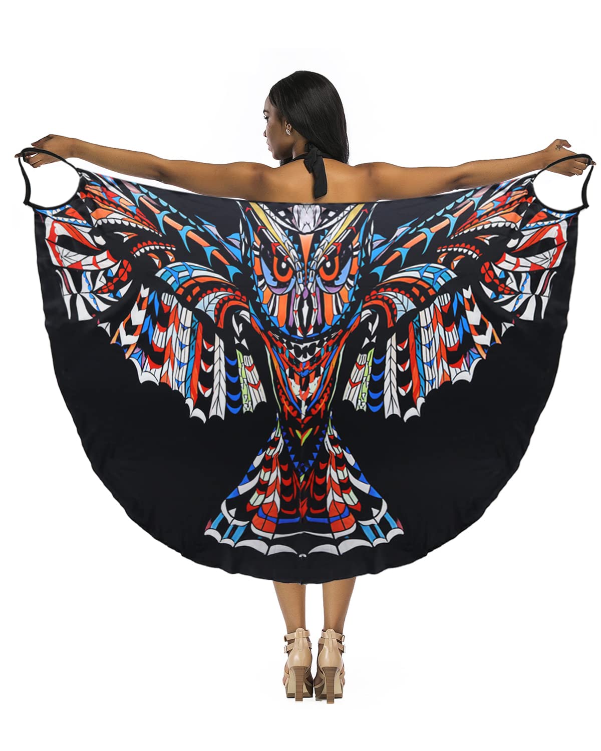 Rayson Vestido de Playa Mujer Cover Up Escotado por Detrás Sin Mangas Moda Pareos Cuello en V Beach Bikini Camisolas Pareos de Playa Abrigo Bañador Verano Beachwear