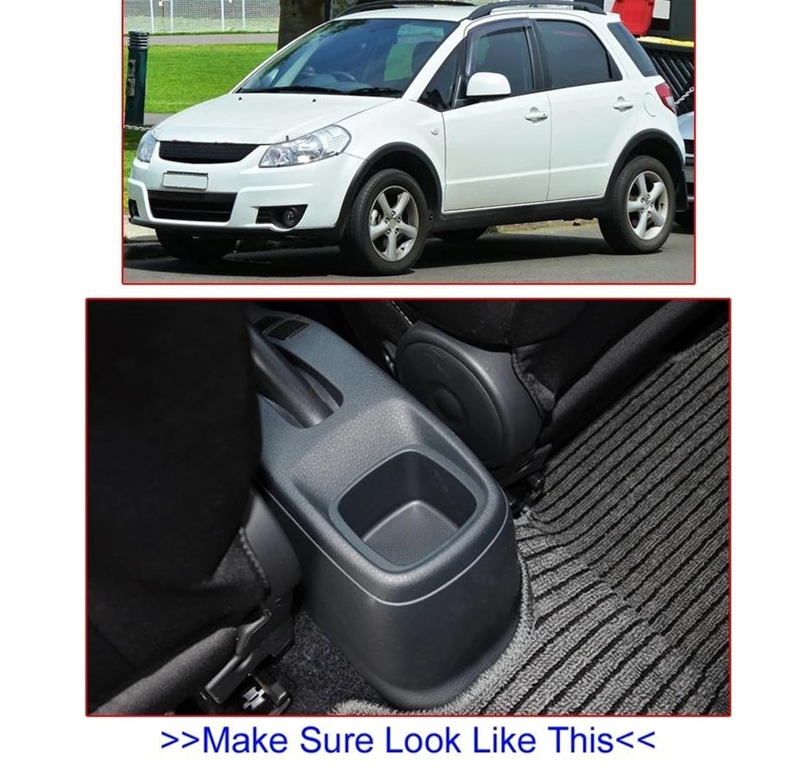 Konsola środkowa do Suzuki SX4 2007-2013