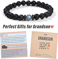 Vista 6 de Unique Bracelet Gifts To Son Grandson Dad Boyfriend Husband Brother Nephew Uncle Grandpa