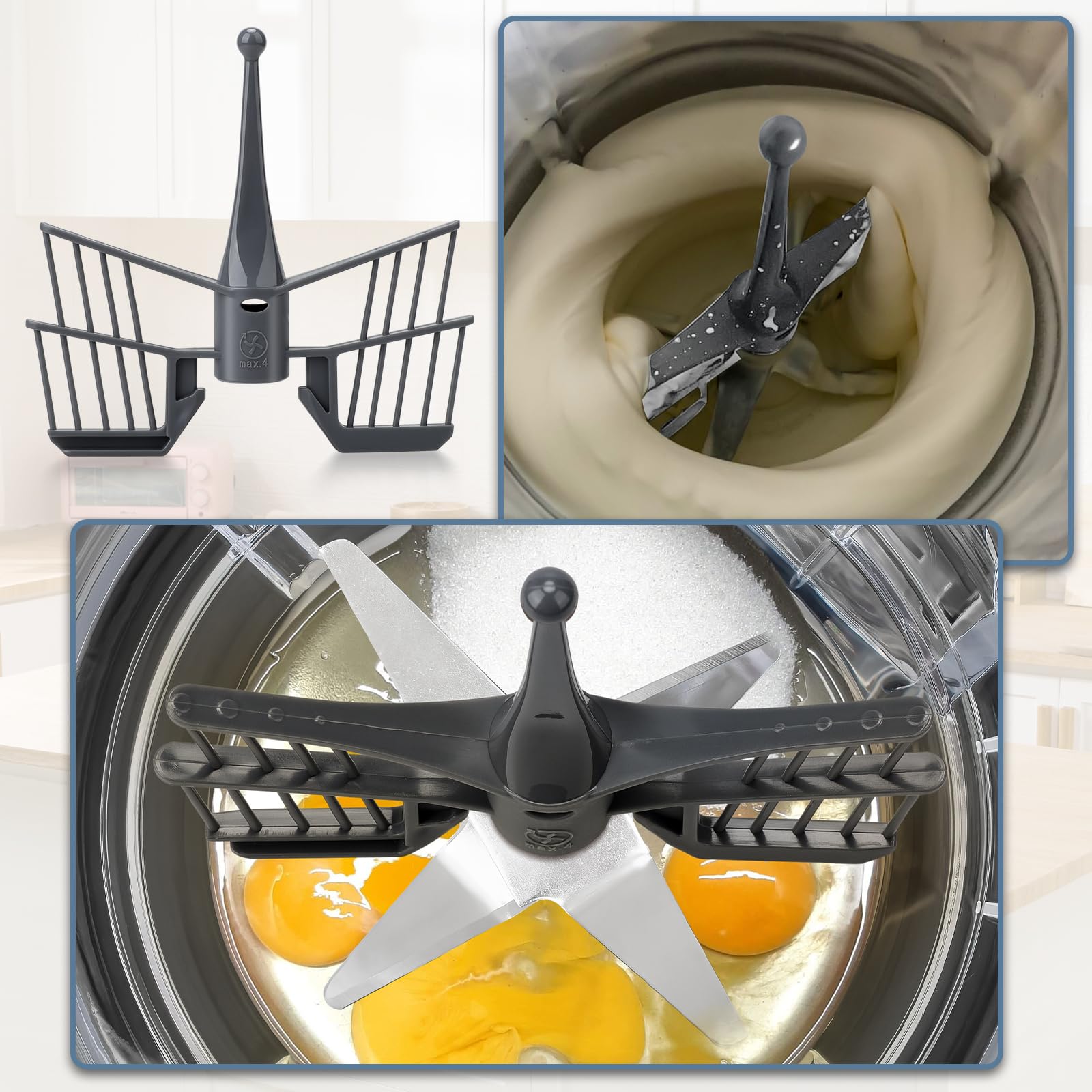 2 stuks vlinder-roeropzetstukken voor Thermomix TM5 TM6