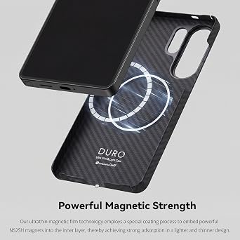 Deff for S26 Case, 6.3 Inch, Duro Ultra Slim & Light, Ultra-Slim Samsung Galaxy S26 Case with Aaron Button, Dupont Kevlar 1500D Aramid Fiber Black