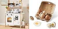 Vista 1 de Tiny Land Juego de cocina para niños+juego de huevos de madera