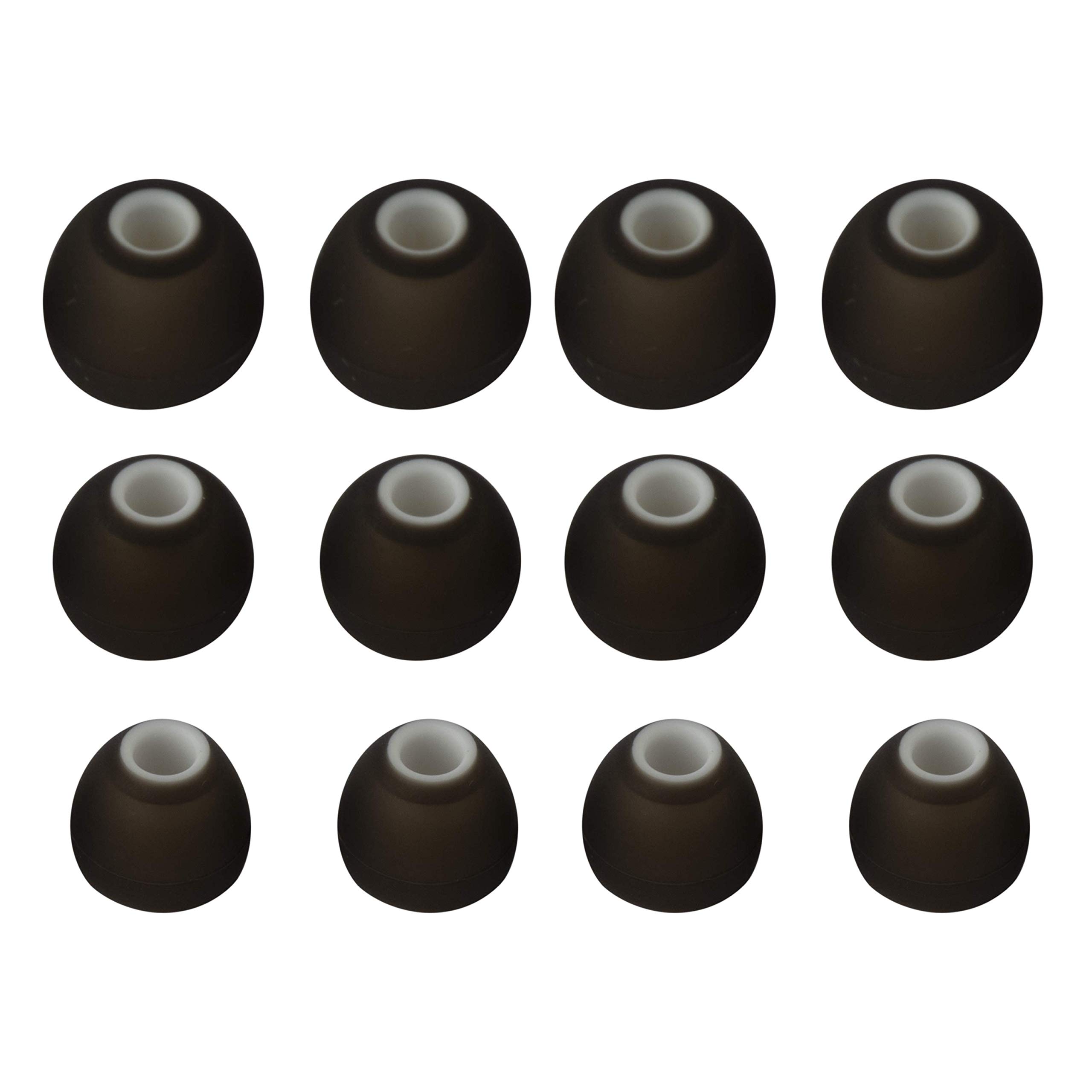 Xcessor (S 7 Pairs (14 Pieces) of Silicone Replacement In Ear Earphone Small Size Earbuds. Replacement Ear Tips for Popular In-Ear Headphones. Transparent/Green — view 27