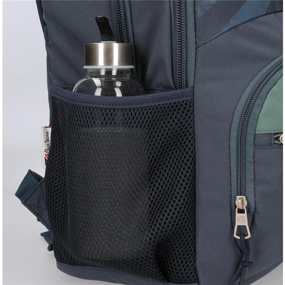 Pepe Jeans Tom Mochila Escolar, Azul