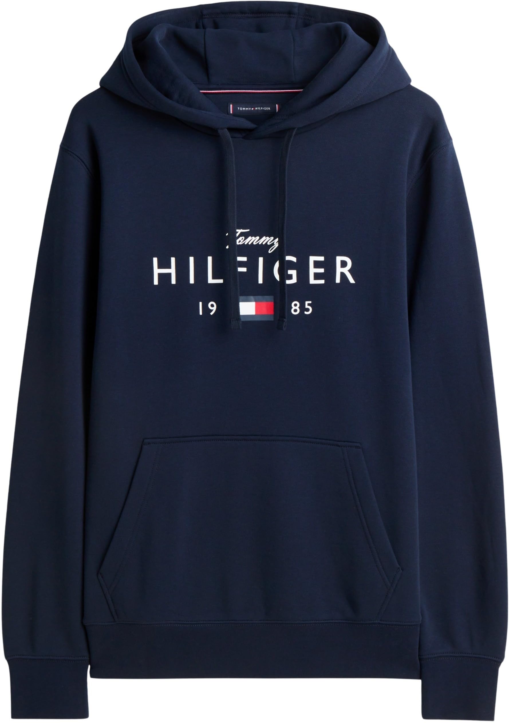 Tommy Hilfiger Brand Love Big Hilfiger Hoodie Mw0mw41427 Sudadera con Capucha Hombre (Pack de 1)