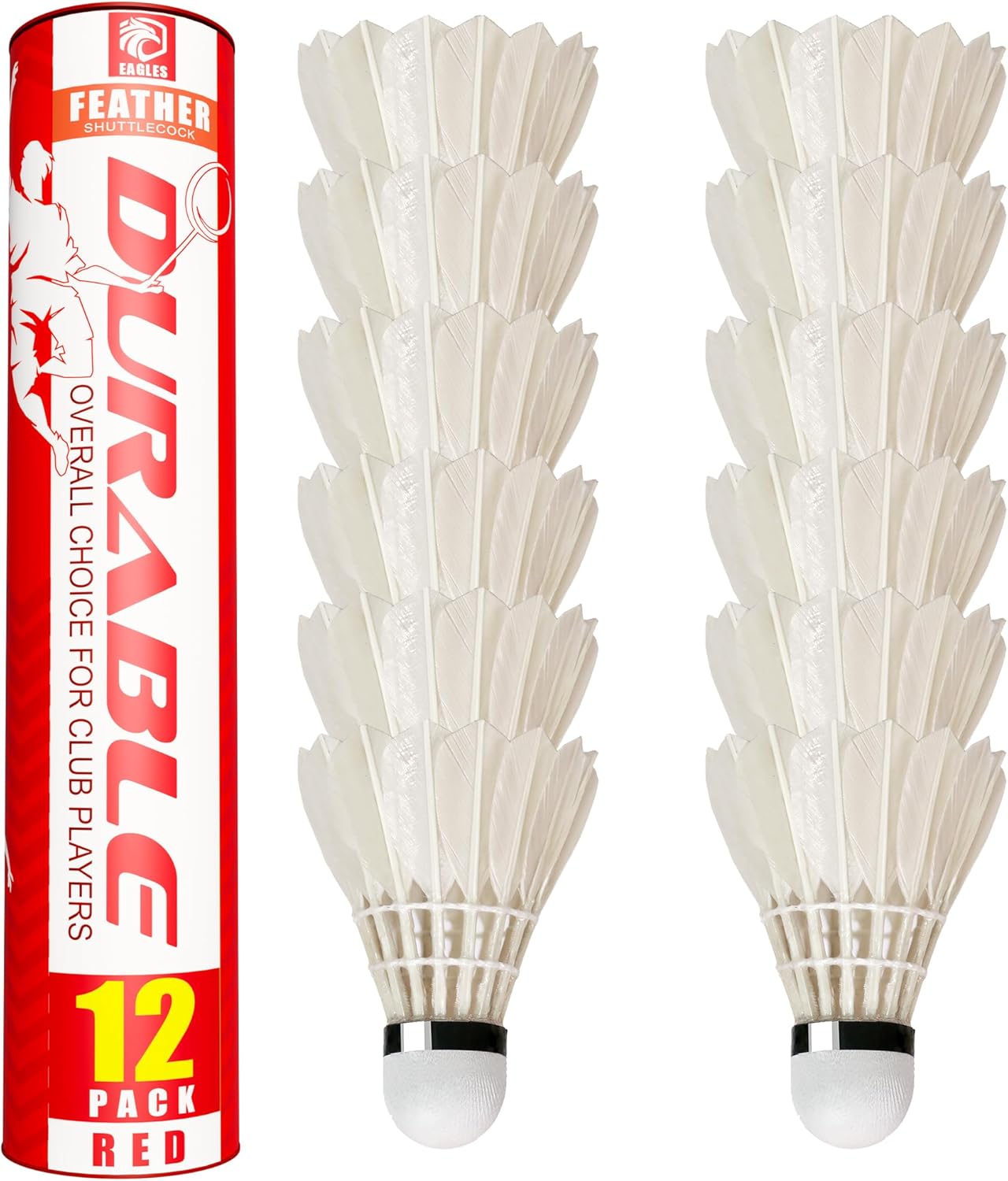 EAGLES Badminton Birdies Feather Bedminton Shuttlecocks