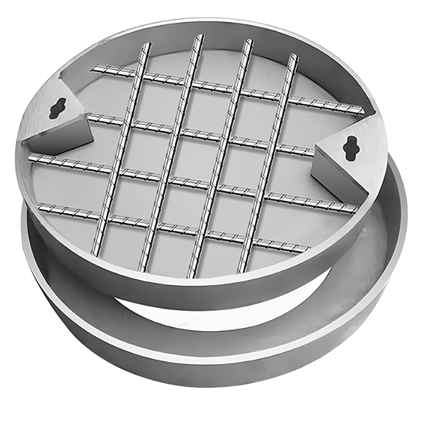 Trappe de chasse d'eau en acier inoxydable renforcé, design élégant 40 cm
