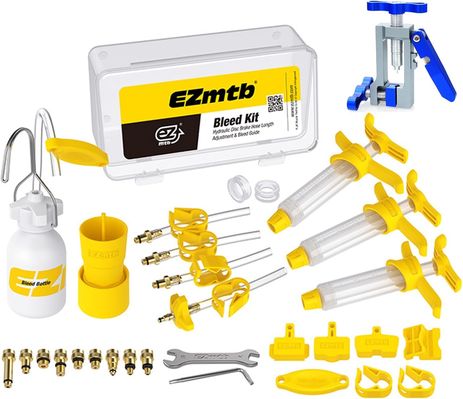 JFOYH Bike Hydraulic Disc Brake System Oil Bleed Kit, Hose