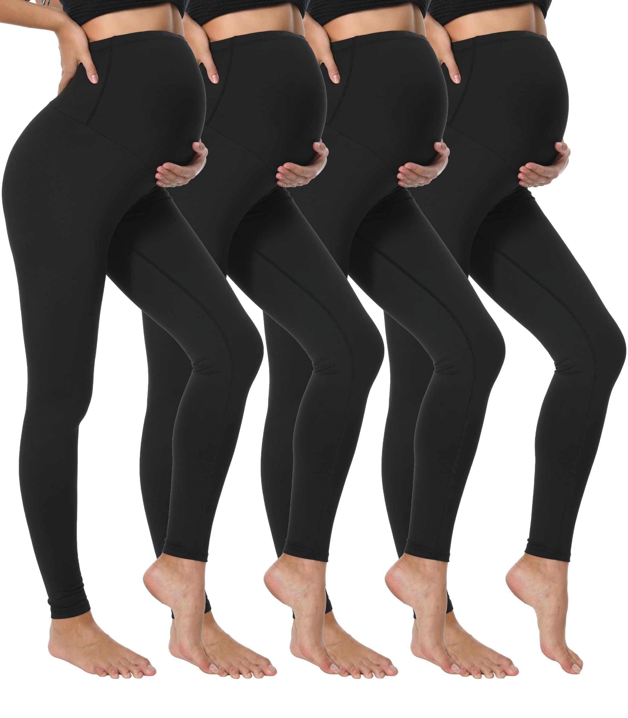 Dalavch 3/4 Pack Women's Maternity Leggings