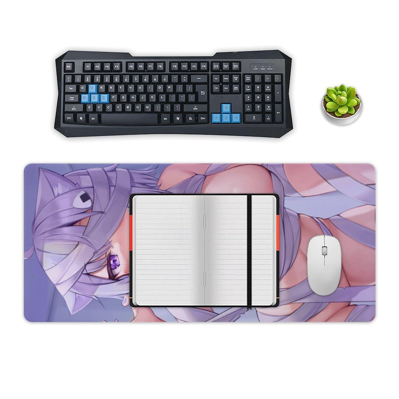 Amazon.co.jp: マウスパッド 大型 VTuber 猫又おかゆ マウス用パット