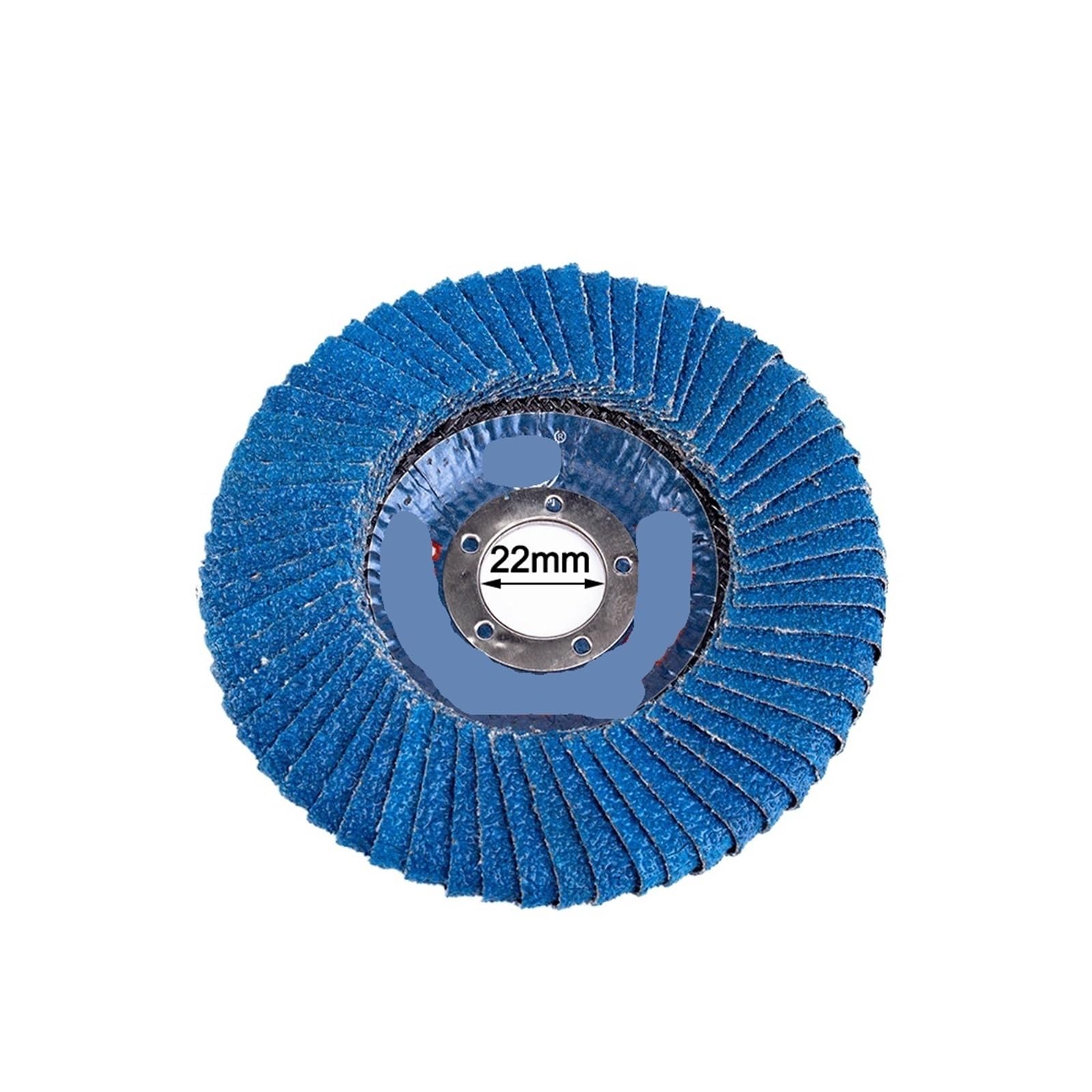 10 Stück 125 mm Fächerscheiben Winkelschleifer Schleifscheibe