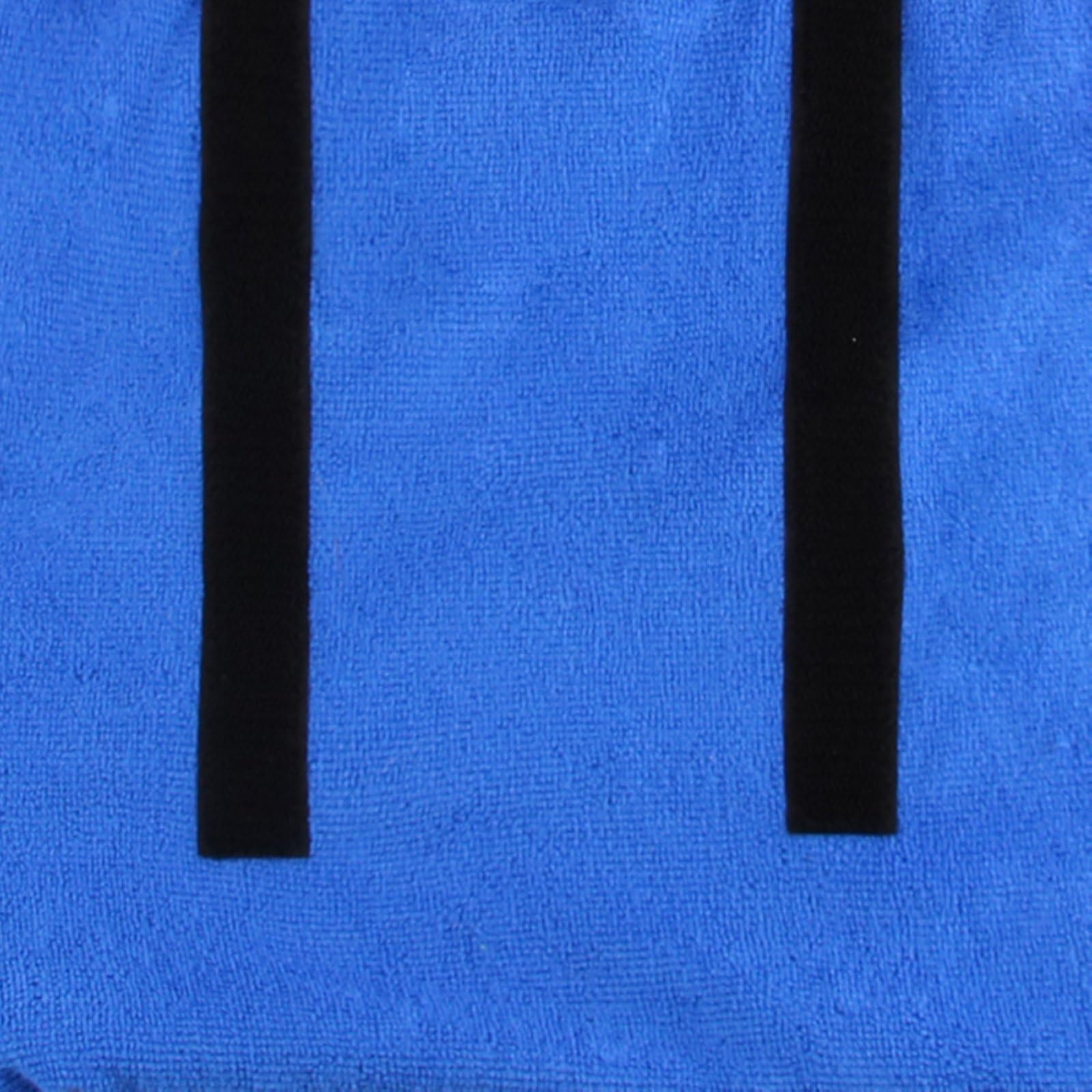 Peignoir Portable pour Animaux De Compagnie Serviette Réglable en Microfibre Douce Super Absorbante Séchage Rapide pour Chien Et Chat,Bleu,L