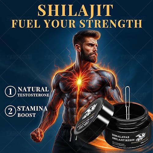 Miniatura 4 de Resina Shilajit del Himalaya, grado dorado puro, 100% natural con más de 85 oligominerales  Impulso de energía y apoyo inmunológico para hombres y