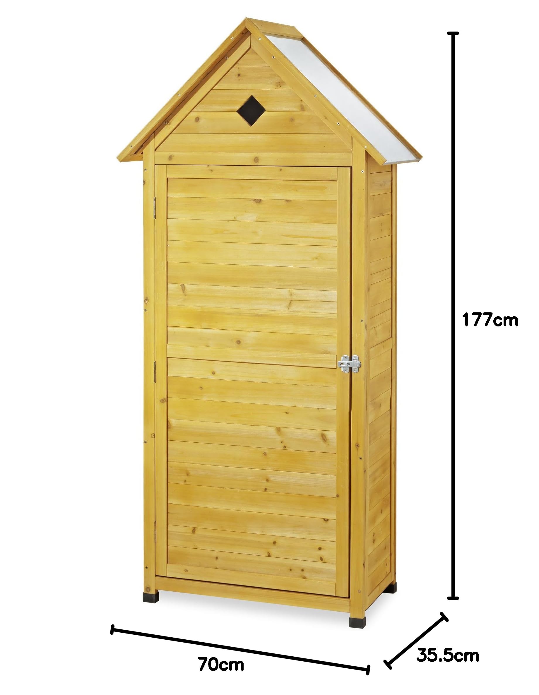 Merschbrock Trade GmbH großer Garten und Geräteschrank aus Holz