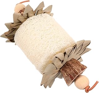 MERRYHAPY オウムの 鳥ヘチマのおもちゃ オカメインコのおもちゃ 鳥かごペンダント オウムのシュレッダーのおもちゃ インコの かみつきにくいオウムのおもちゃ へちま