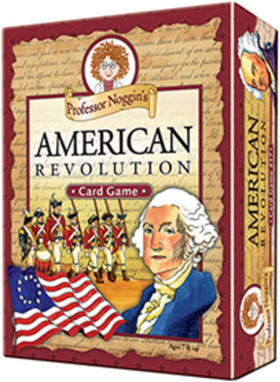 Professor Noggin's American Revolution - A Educational Trivia Based Card Game For Kids