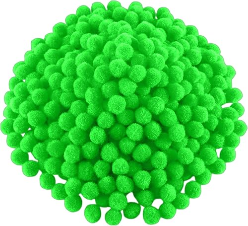 Vista 41 de Shappy - 2000 pompones de 0.236 in para manualidades, suministros para el trabajo y manualidades Red