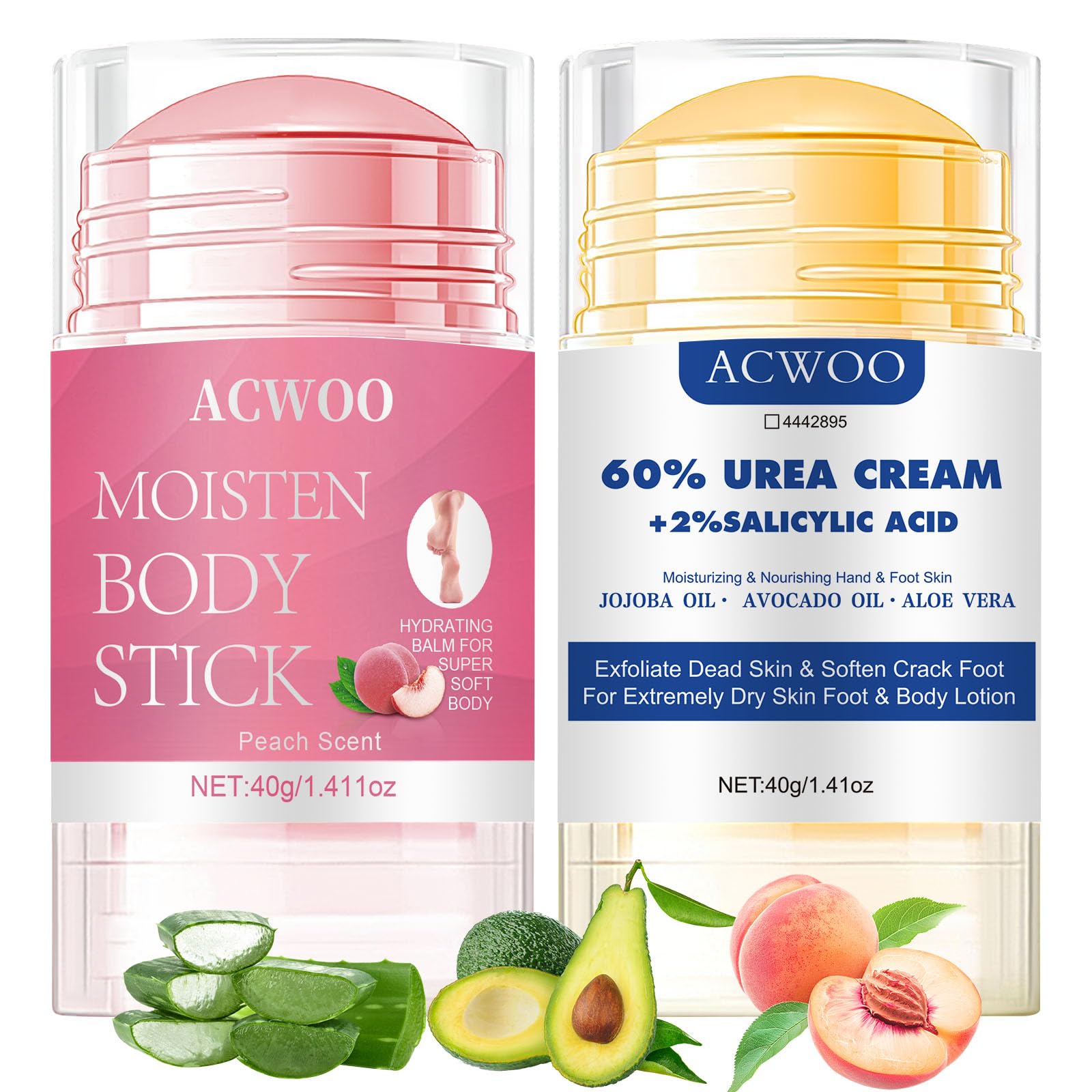 ACWOO Urea Foot Cream 60 Percent Plus 2% Salicylic Acid