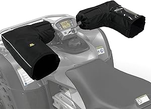 MYDAYS ATV Gloves, Motorcycle Handlebar Mittens with Touch-Friendly Bag, Windproof Warm Snowmobile Handlebar Compatible Gloves for FourTrax Grizzly Snowmobile Bicycle